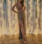 Rochie paiete Diva Charms XS/ nunta/ lunga/ ocazie/ eveniment