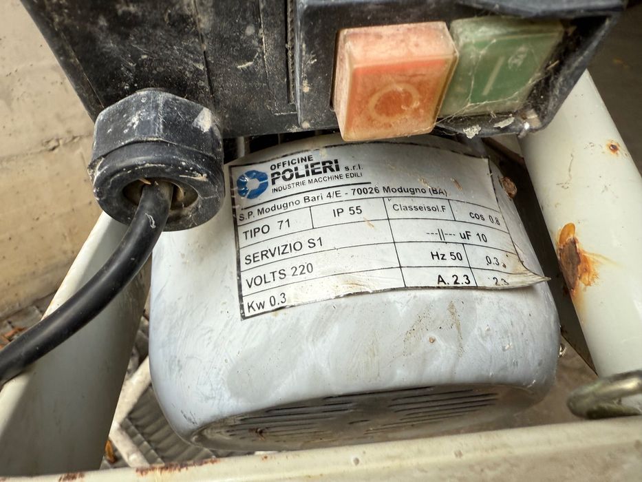 Betoniera Polieri 130 litri - silentioasa, demontabila