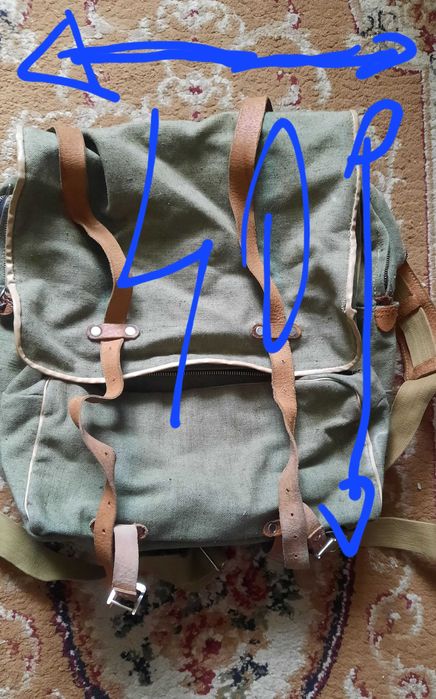 3 Rucsacuri&1geanta vintage pt excursii,tabere pe munte adulti/copii
