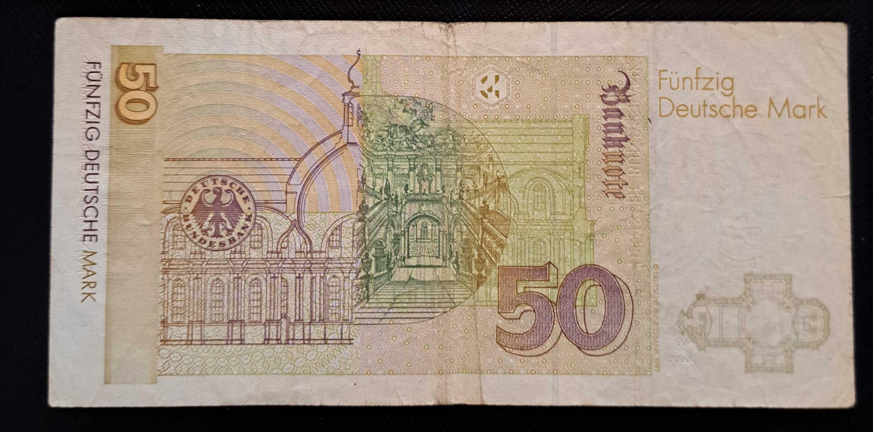 50 дойче марки, Германия, 1996 г- оригинални.
