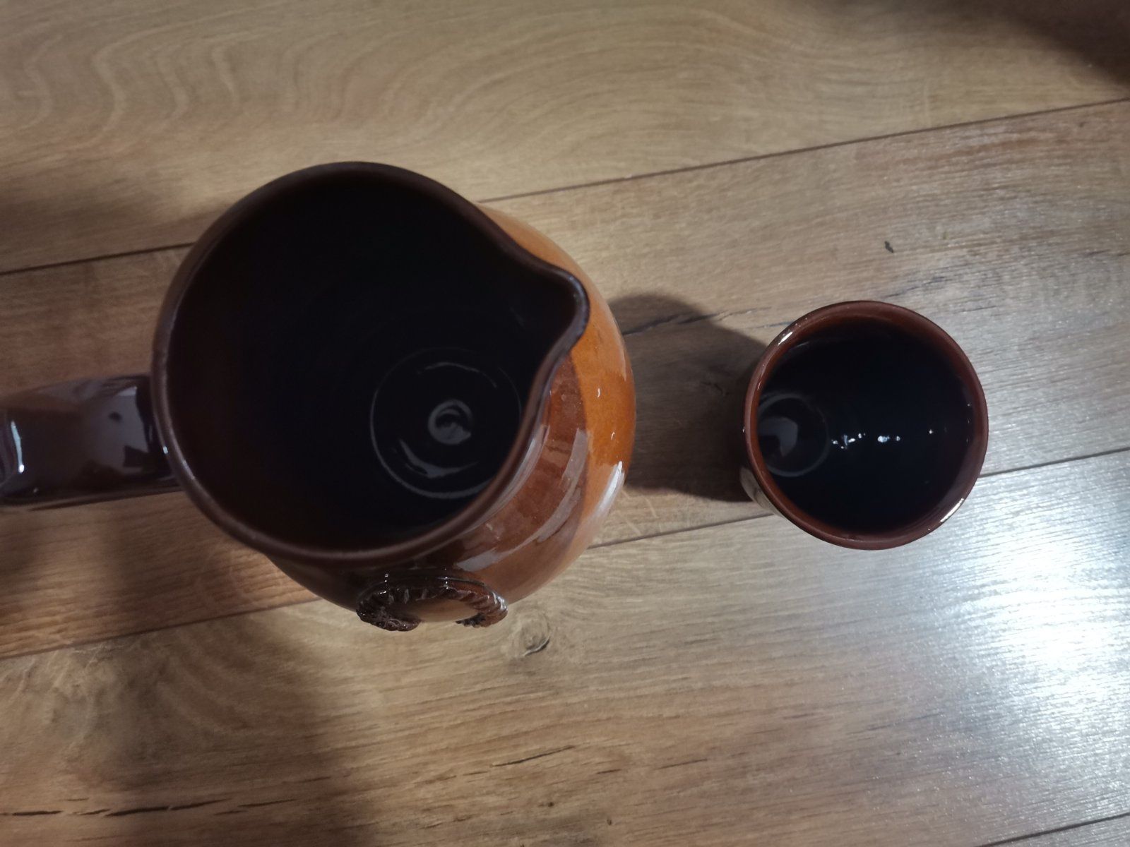 Керамични чаши за ракия + кана