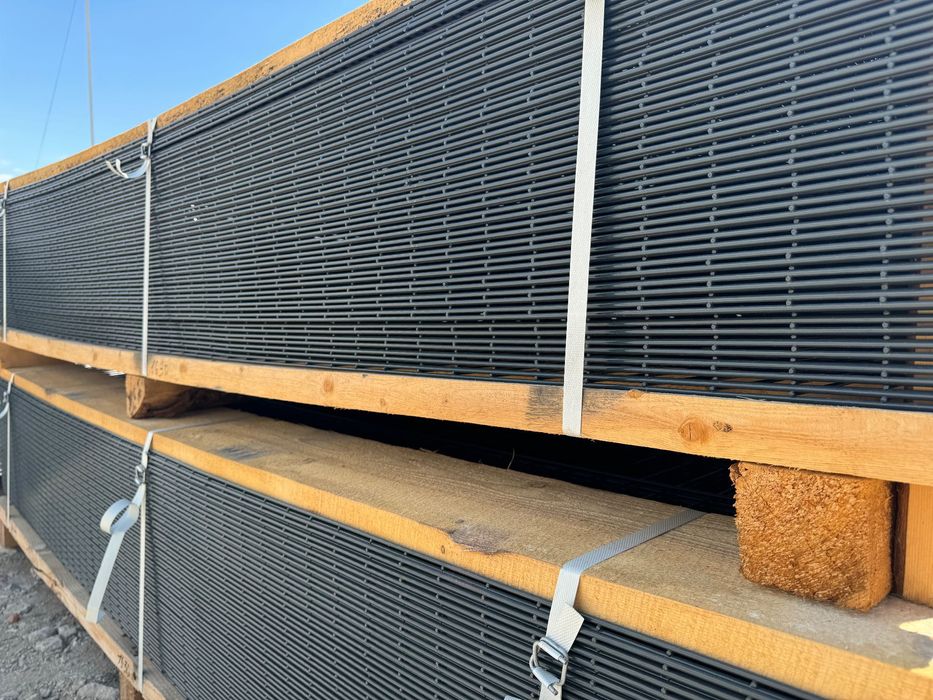 Panou Bordurat verde / gri antracit dublu fir 2d 5/4/5mm - super pret!