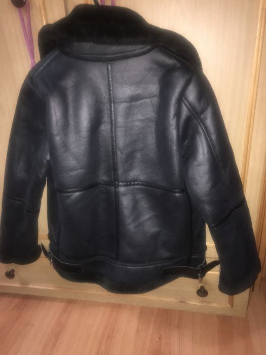 Geaca piele cu blana,femei