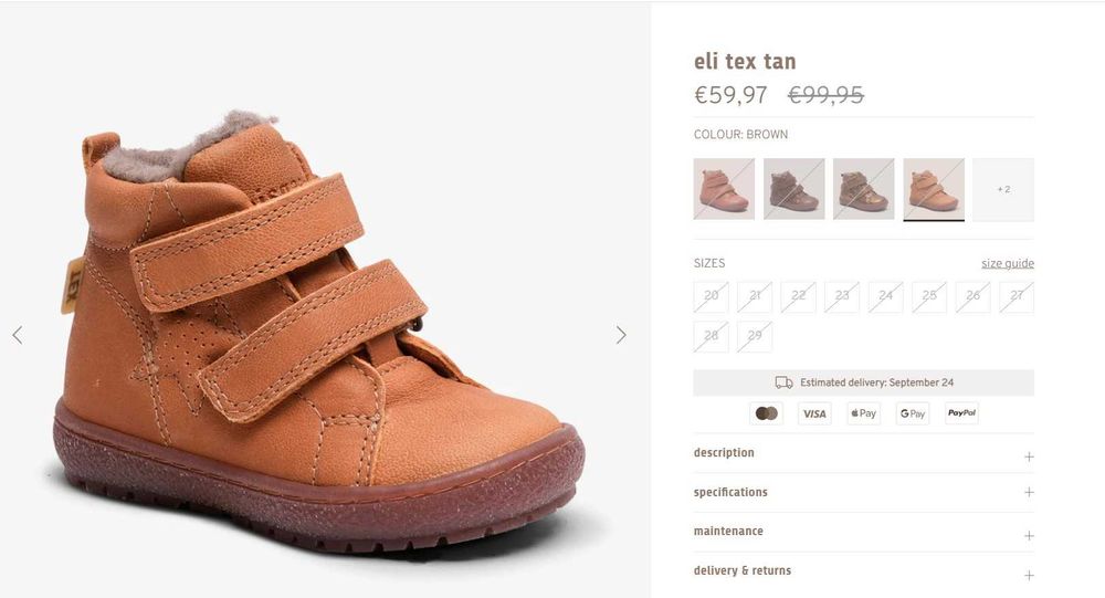 Нови боти/ботуши/апрески Geox, Bisgaard, Primigi, Lurchi - н. 24