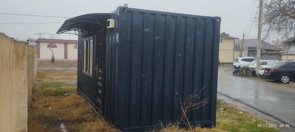 Сроно Продается контейнер 6 метровый готовый под ключ, имеется теплые