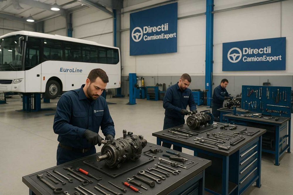 Reparatii Casete Directie Camioane 8x4, Autobuze si Autocare