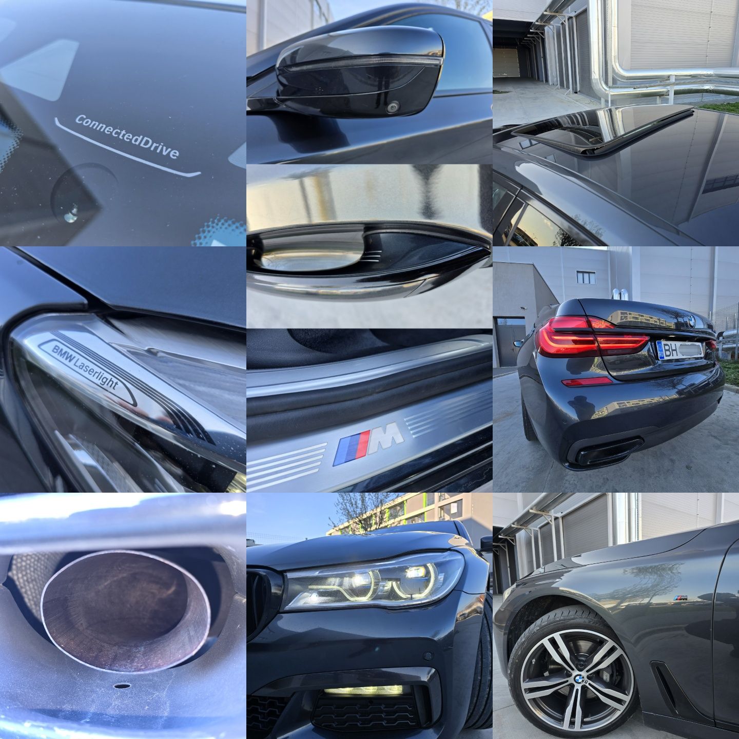 BMW 740d G11 Individual M-Packet 320cp/Racire scaune/Tableta/Laser/