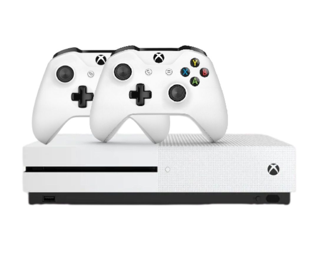 Consolă Xbox One S, 2 controllere și 8 jocuri