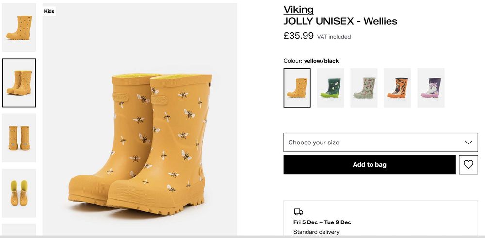 Детски гумени ботуши Viking Jolly Print №25