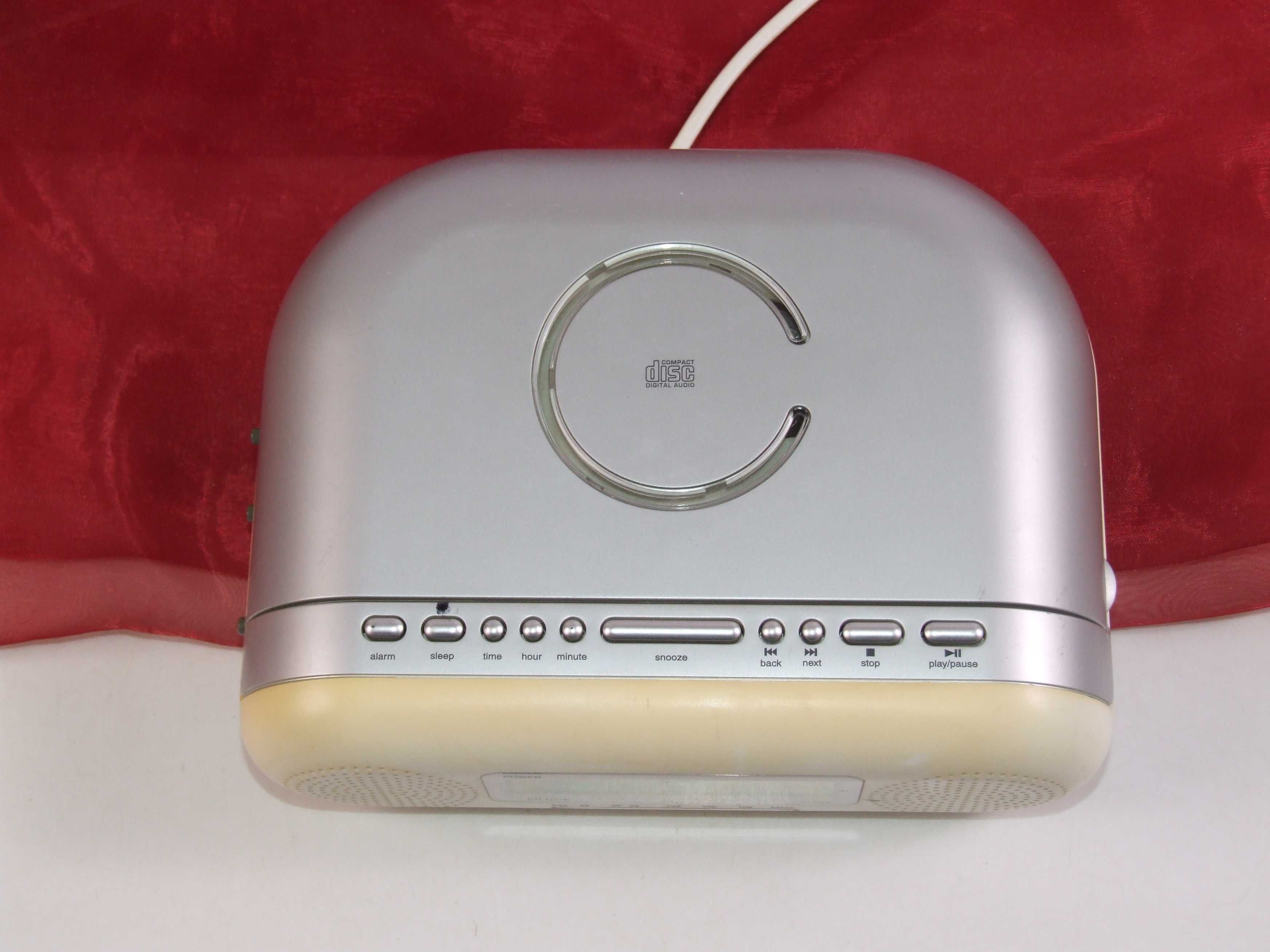 Radio stereo TCM cu ceas, unde ultrascurte, Made in Germany