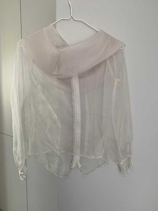 Rochie alba din doua piese