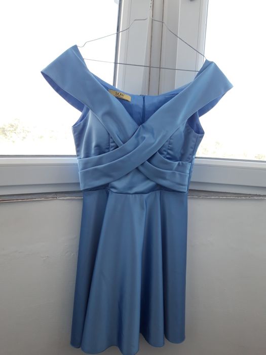 Rochie de zi din satin