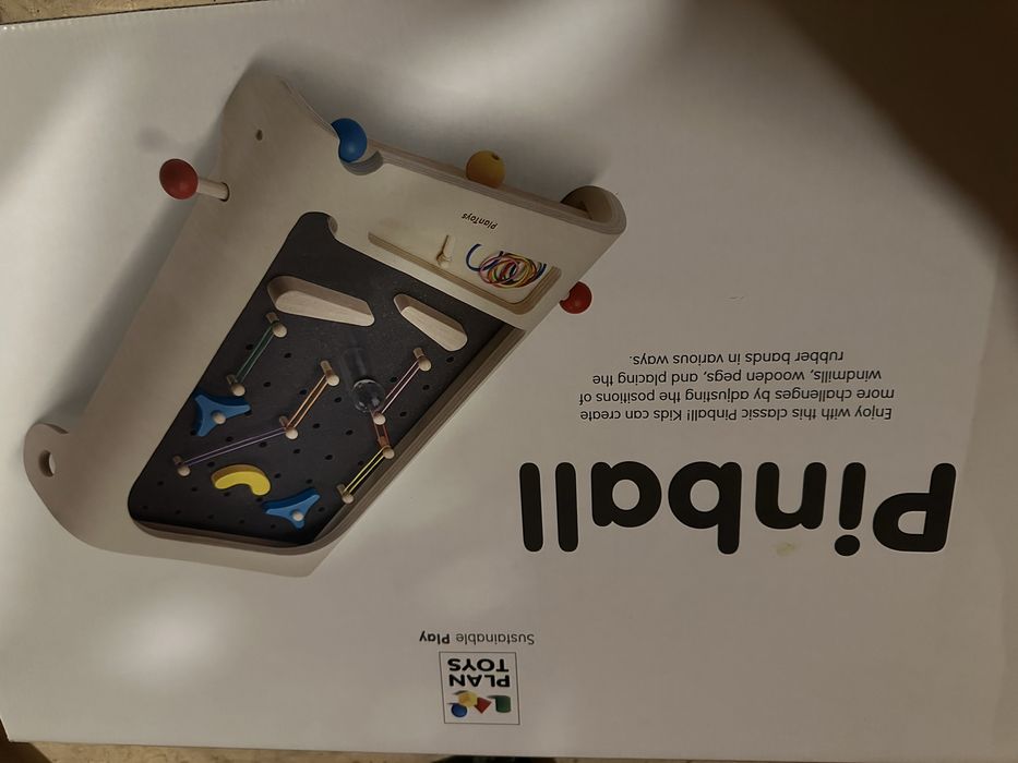 Joc lemn pinball de la plan toys