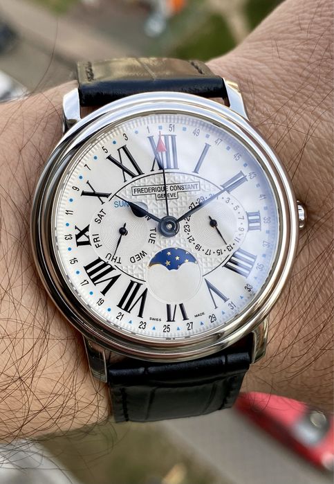 Мужские часы FREDERIQUE CONSTANT 40mm Business Timer FC-270M4P6