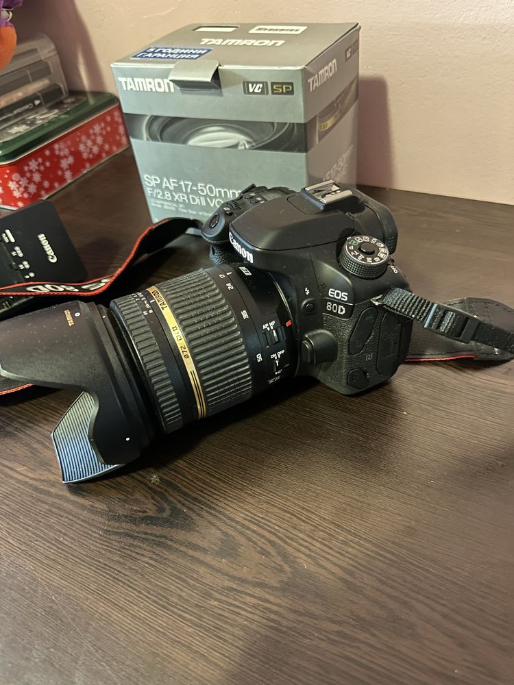 Canon EOS 80D и обектив Tamron AF 17-50 mm