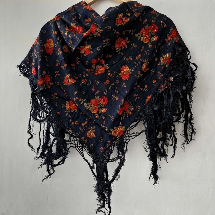 Şal floral vintage