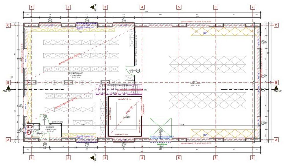 Teren intravilan 1700mp - Poplaca - autorizatie constructie hala 450mp