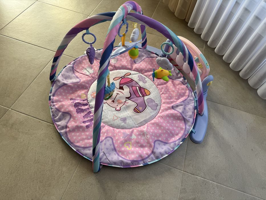 Активна гимнастика Toyz с пиано / Музикална постелка (Като НОВА)