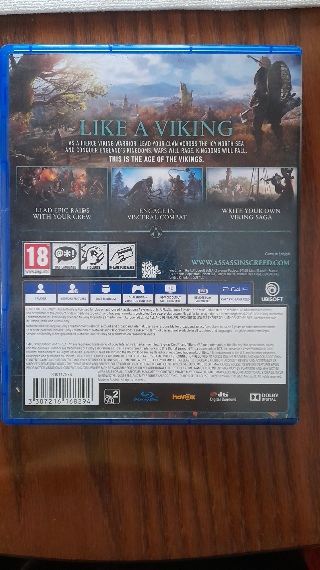 Assassins creed VALHALLA  PS4