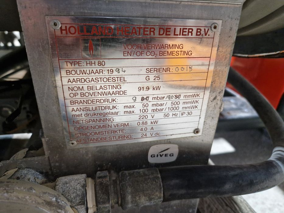 Tun de căldură industrial pe gaz