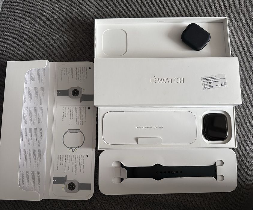 Apple Watch Series 10 46mm Sport Band (Jet Black)