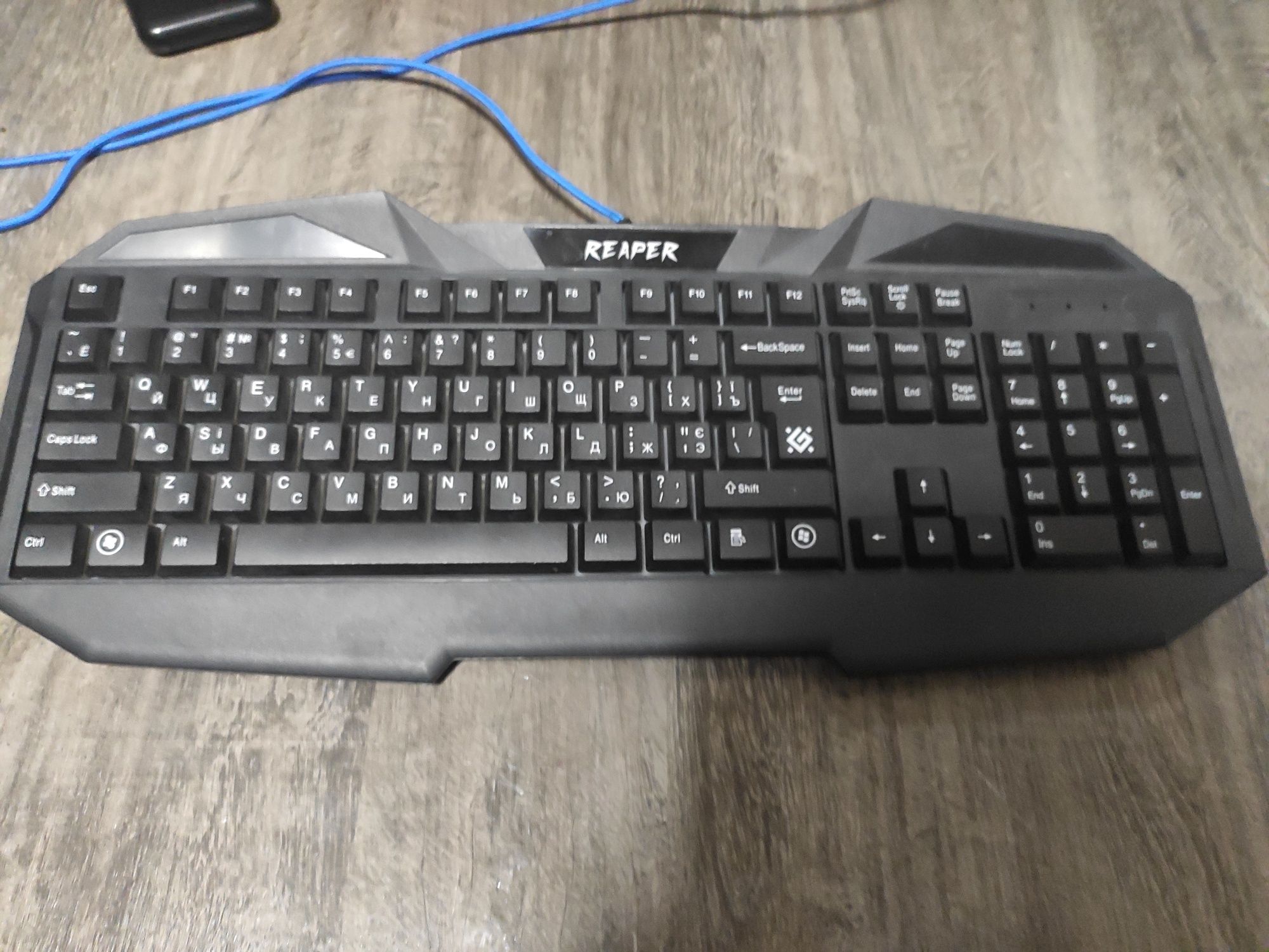Мимбраная  Игровая клавиатура новый