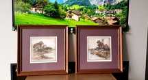 Tablou vechi litografie