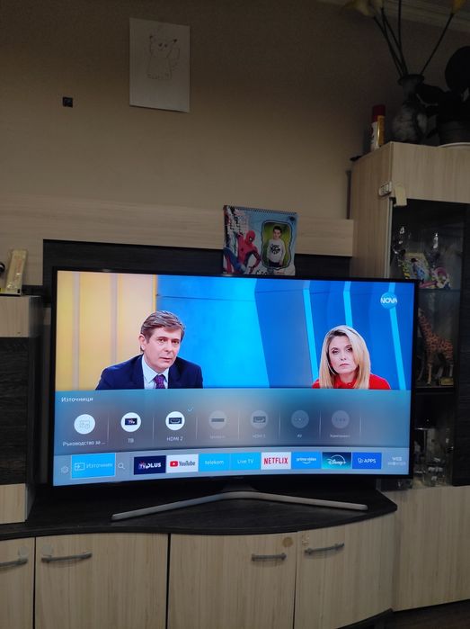 Смарт Телевизор SAMSUNG CURVED 55 инча Ultra HD 4K