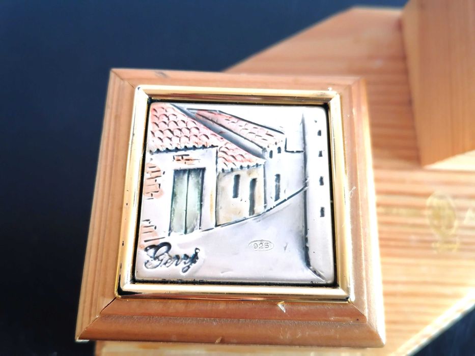 Аксесоар За Бюро Със Сребърна Декорация 0.925