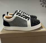 Christian Louboutin Low White Black