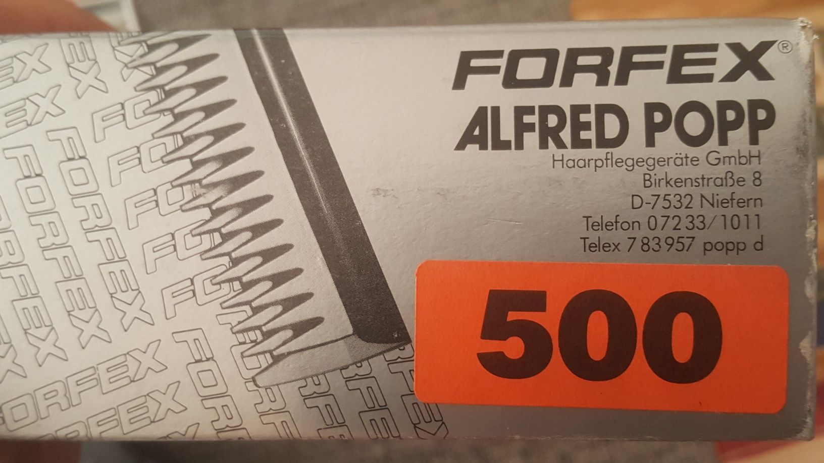 Masina, aparat de tuns FORFEX 500, made in Germany