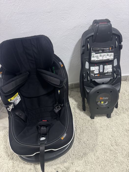 Scaun suto Besafe Izi Modular, 6 luni-4 ani, Premium Black, isofix