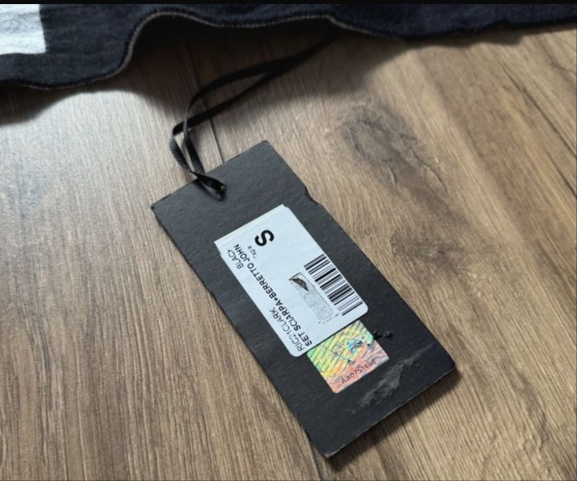 Esarfa John Richmond•Originala•Black&White•NOUA