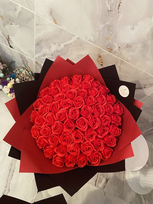 Buchete trandafiri sapun/stitch