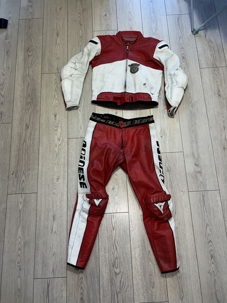 Costum Dainese motocicleta vintage