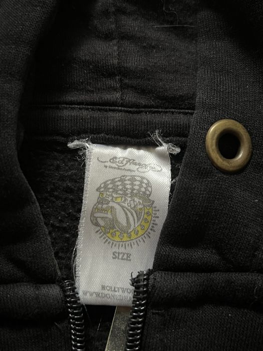 Ed hardy hoodie с цип