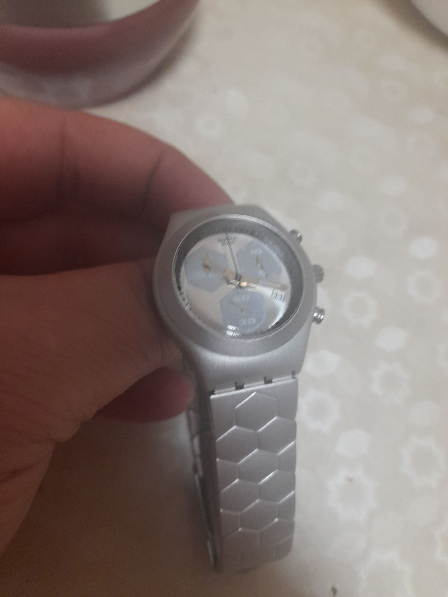 Vind ceas elvețian Swatch irony cronograf de damă nou