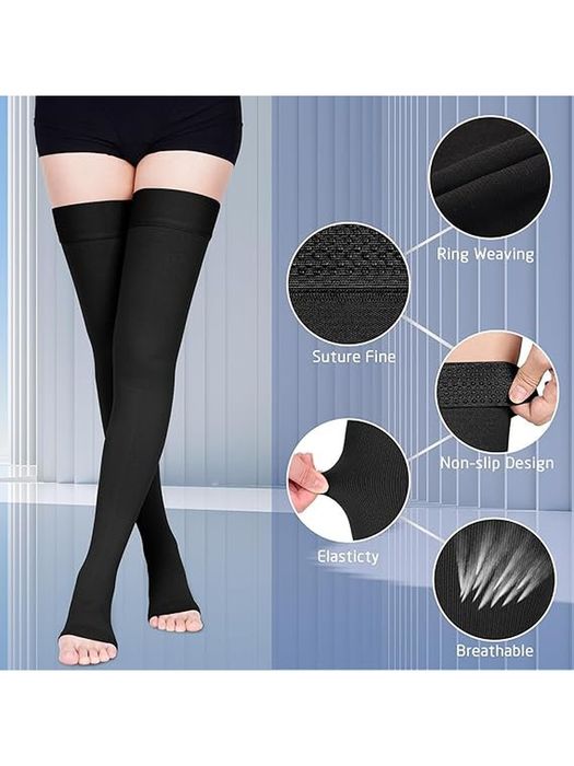 Чулки компрессионные антиварикозные, 2 класс компрессии, до бедра