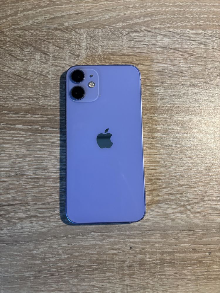 iPhone 12 mini 128GB Purple – перфектно състояние, отключен, с кейс