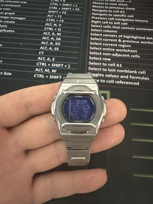 Ceas Casio G-ms original – inox, impecabil