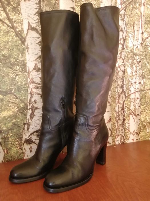 Vand cizme din piele naturala, masura 37