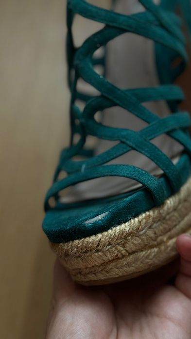 Sandale cu platforma Miu Miu