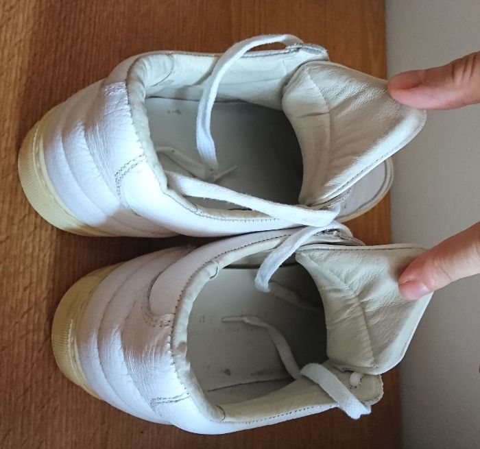 filling pieces adidasi albi