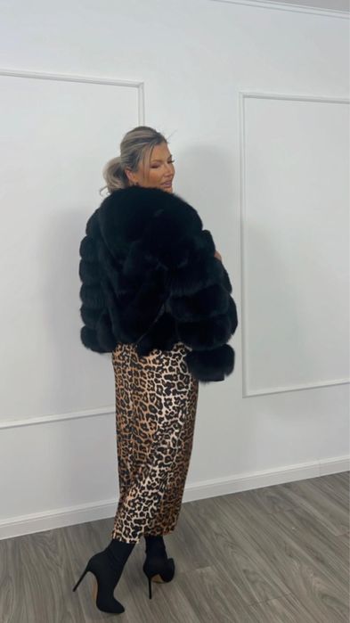 Haina de Blana Naturala de Vulpe , V Model Transformabila