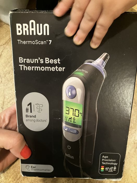 Термометър Браун Braun за бебе и дете