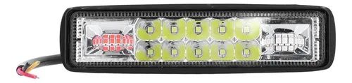 Дневни led светлини, мини лед бар с функция син/червен, 15см