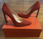 Pantofi stiletto CHARLES JOURDAN, rosii, masura 37