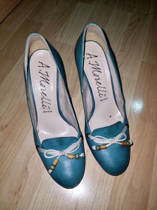 Pantofi din piele Andrea Morelli