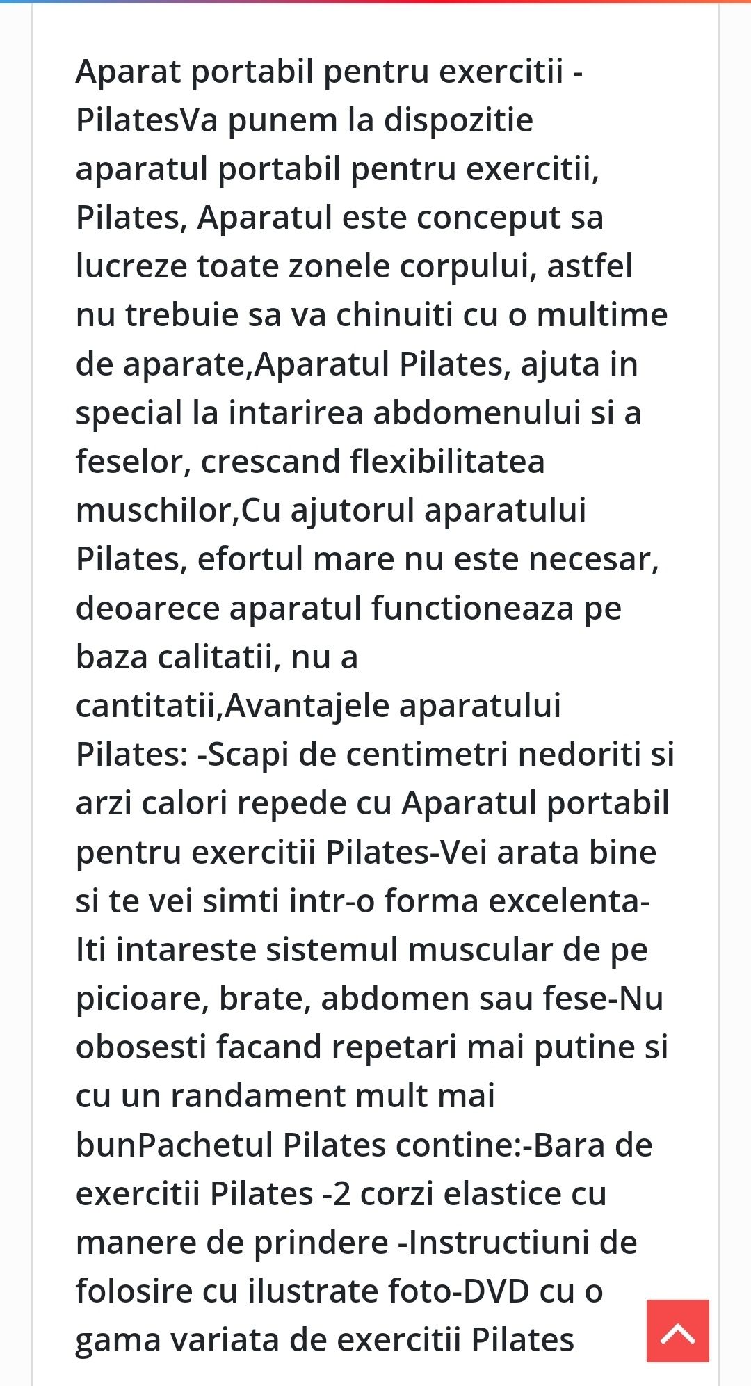 Aparat pilates(corzi elastice)