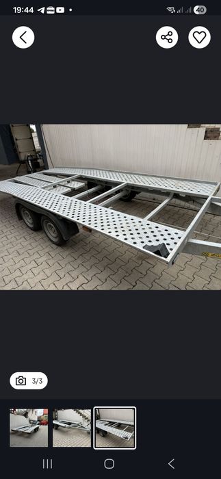 Platforma auto gala 4.5 m